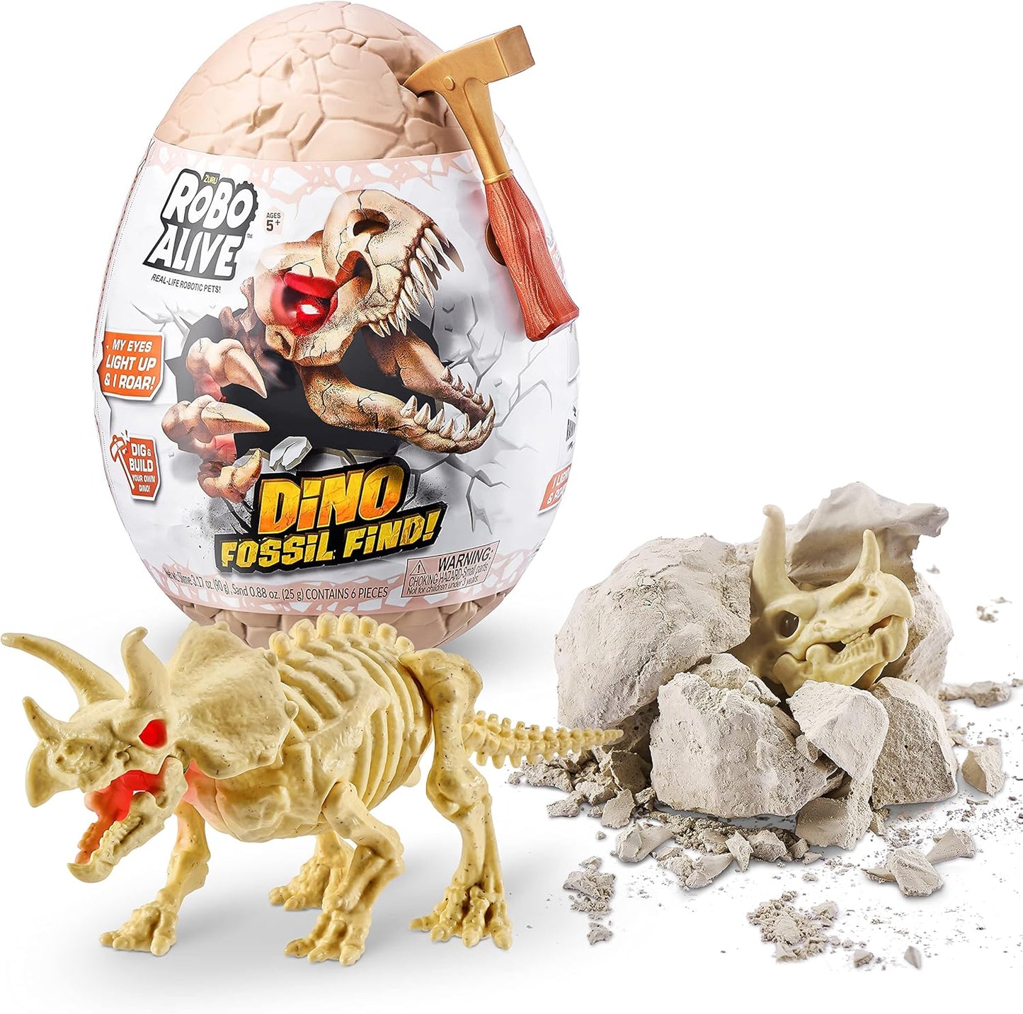 Robo Alive Dino Fossil Find Surprise Egg