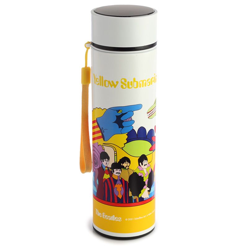 The Beatles Yellow Submarine Hot & Cold Digital Thermometer Bottle