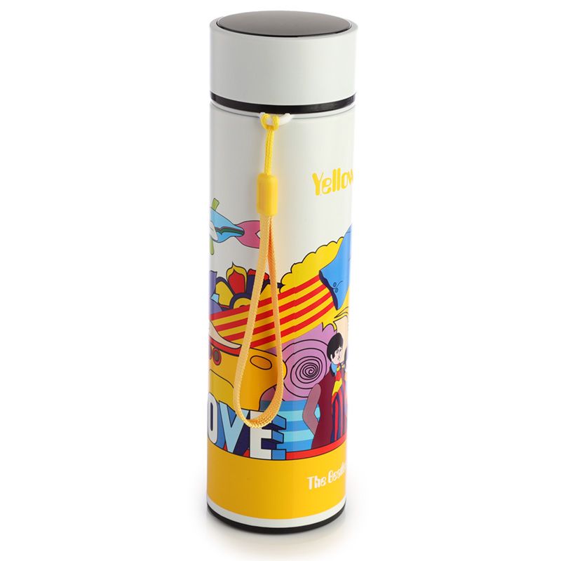 The Beatles Yellow Submarine Hot & Cold Digital Thermometer Bottle
