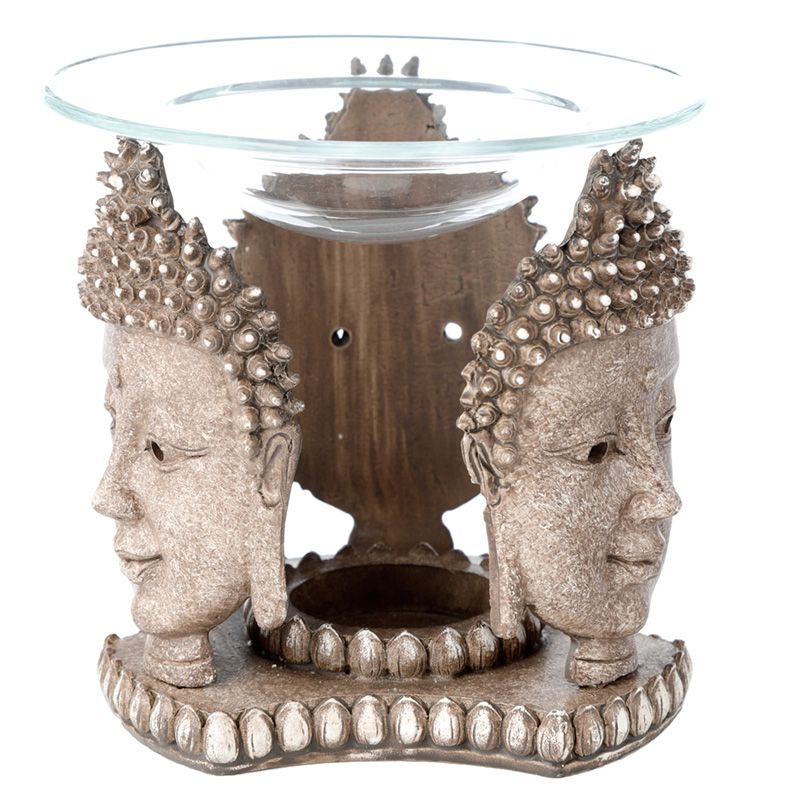 Thai Buddha Weathered Stone Effect Oil & Wax Melt Burner