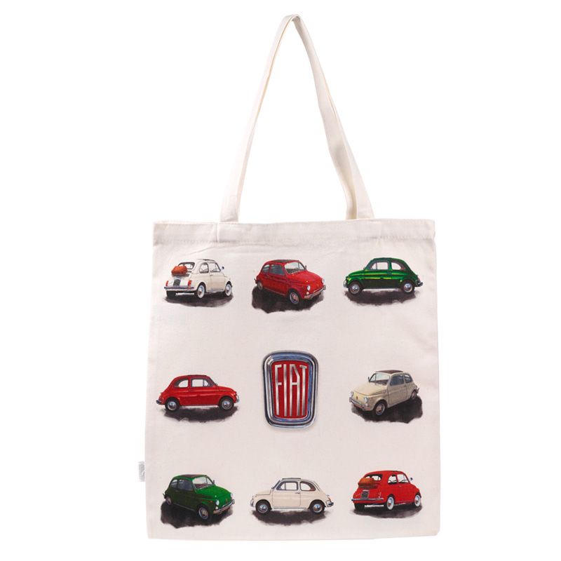 Fiat 500 Repeat Reusable Tote Bag