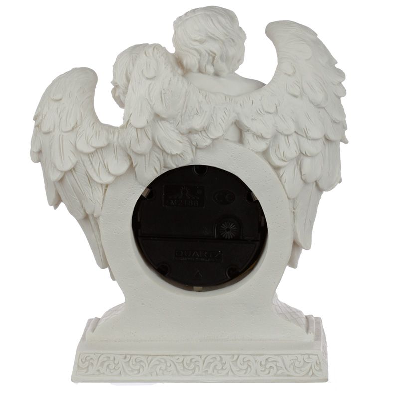 Peace of Heaven Endless Love Cherub Mantle Clock