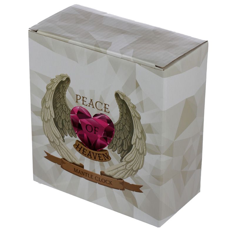 Peace of Heaven Endless Love Cherub Mantle Clock