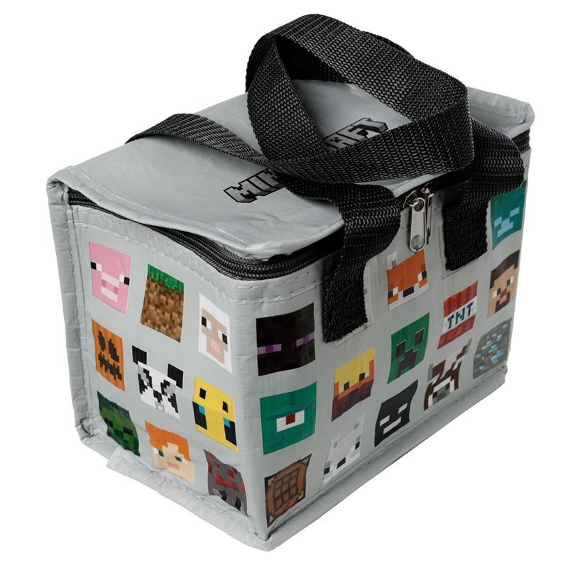 Minecraft Faces RPET Cool/Lunch Bag