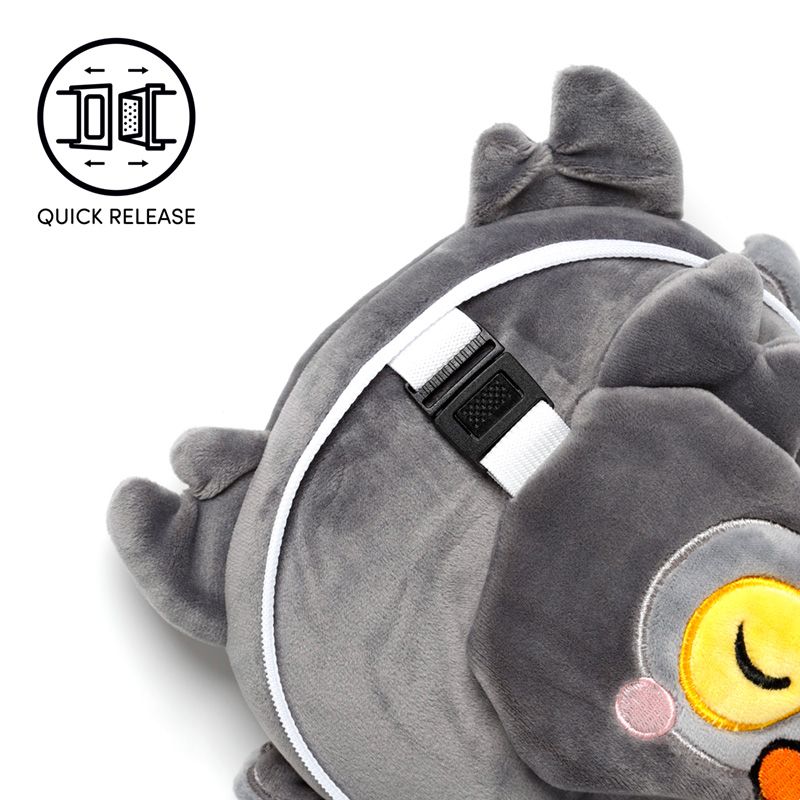 Relaxeazzz Adoramals Winston the Owl Plush Travel Pillow & Eye Mask