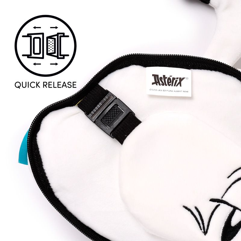 Relaxeazzz Idefix (Dogmatix) Asterix Plush Travel Pillow & Eye Mask