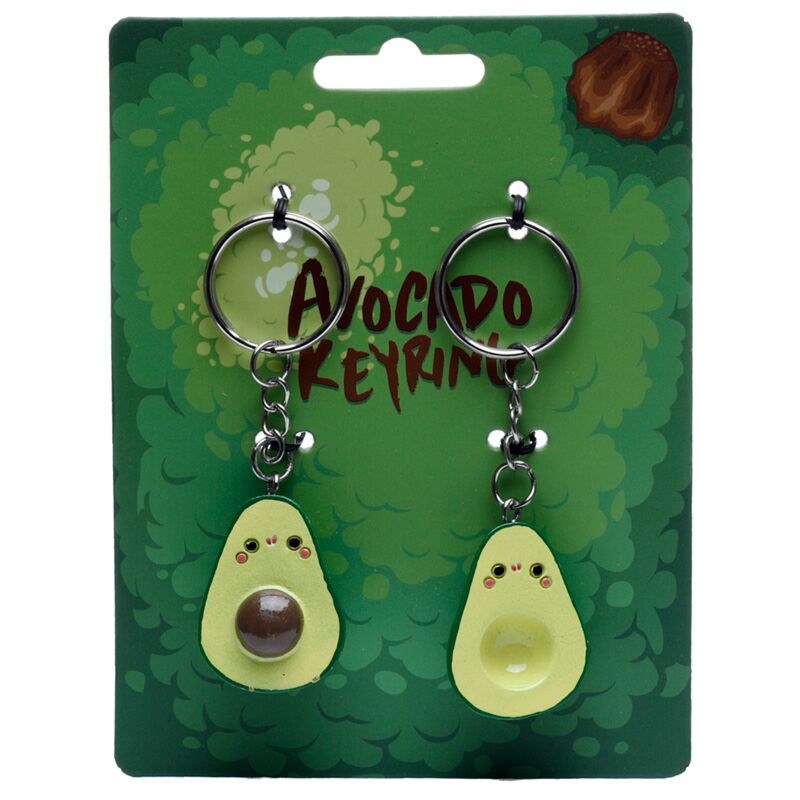 Avocado Set of 2 Keyrings