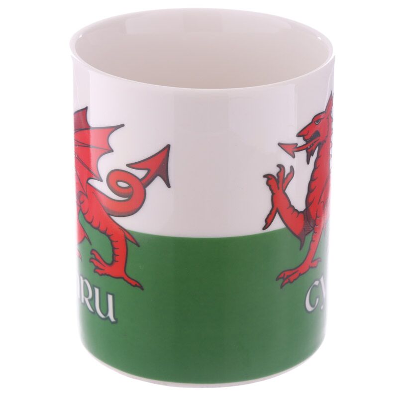 Welsh Dragon Wales (Cymru) Souvenir Porcelain Mug