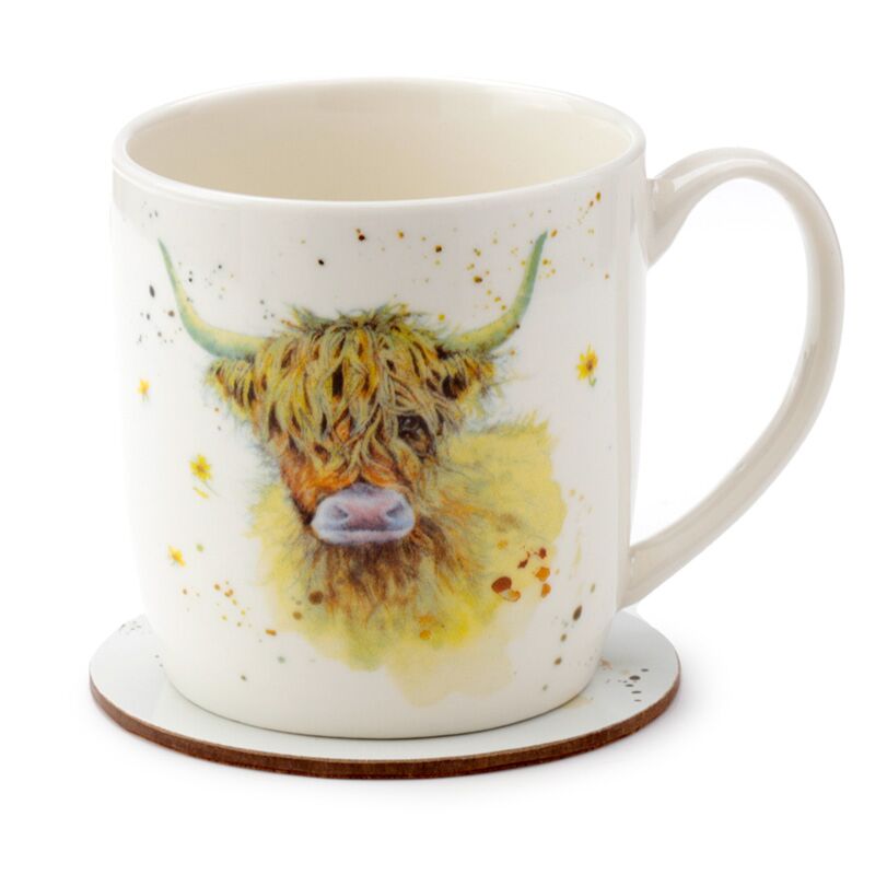 J.Pashley Cow Mug Coaster Set