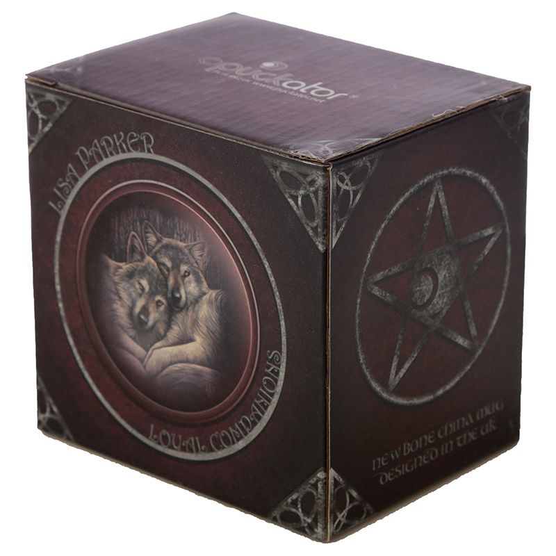 Lisa Parker Loyal Companions Wolf Porcelain Mug