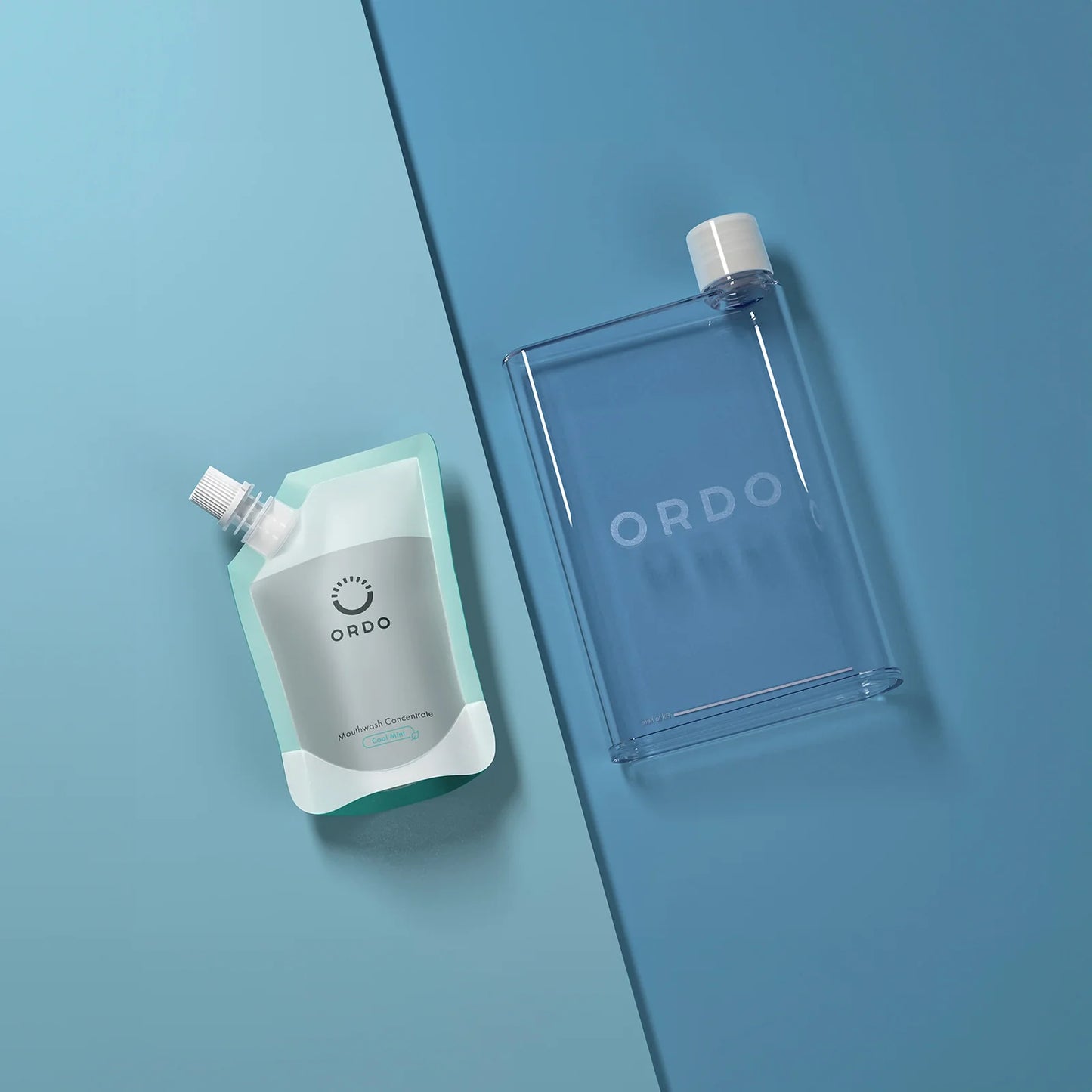 Ordo Reusable Mouthwash Bottle & Concentrate Bundle