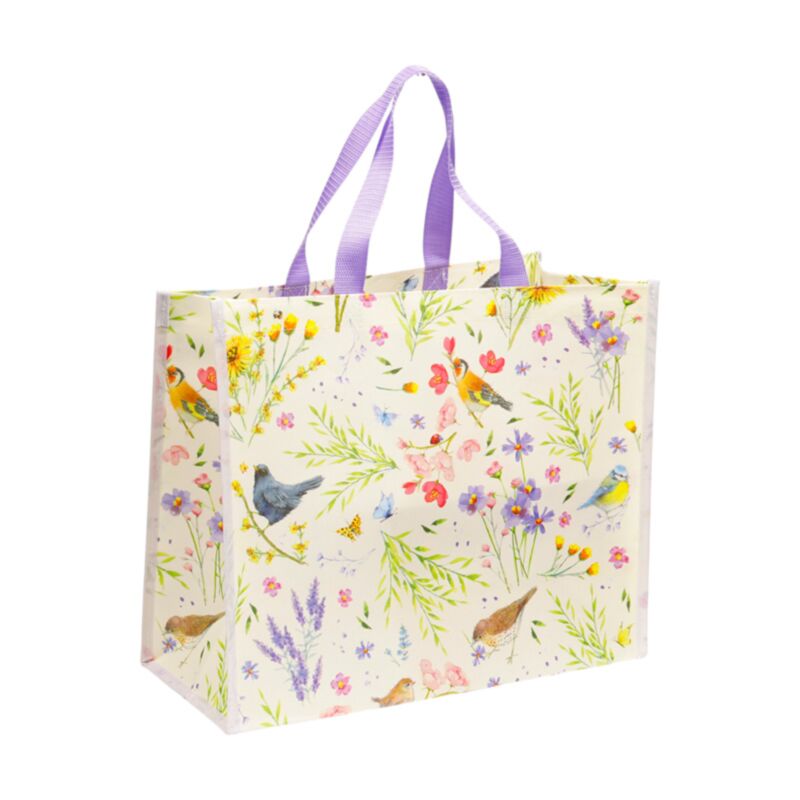 Jan Pashley Wings & Wildflowers Reusable Shopping Bag