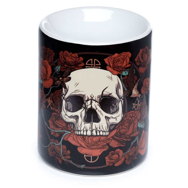 Skulls and Roses Printed Oil Burner