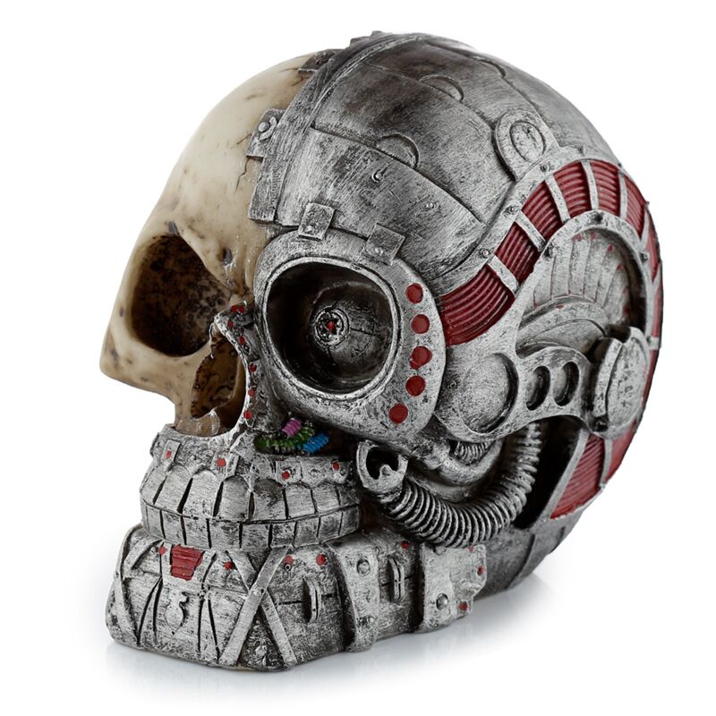 Steampunk Skull Robot Head