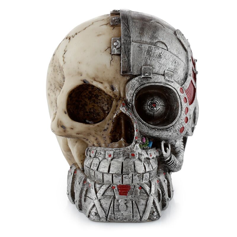 Steampunk Skull Robot Head