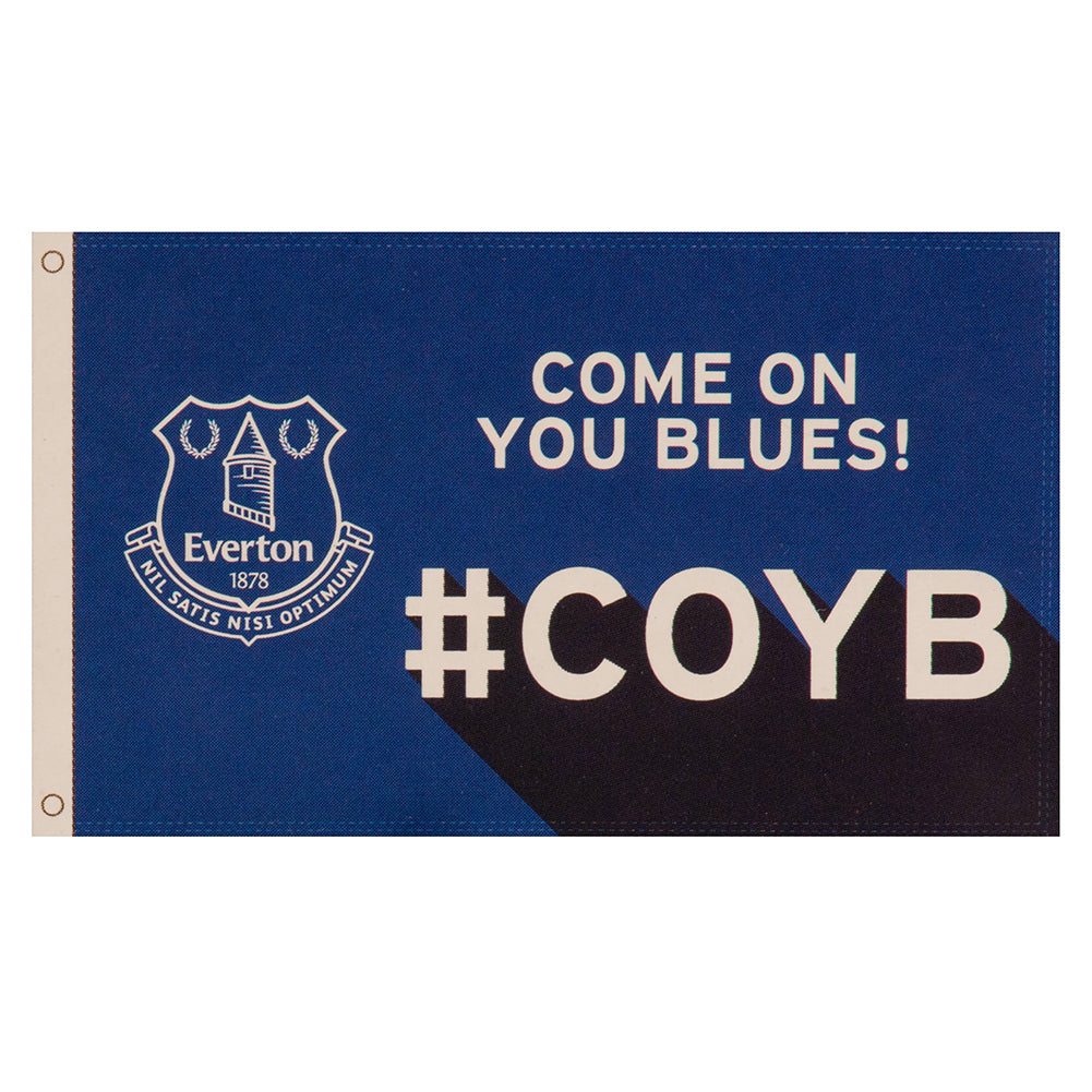 Everton FC Slogan Flag 5ft x 3ft