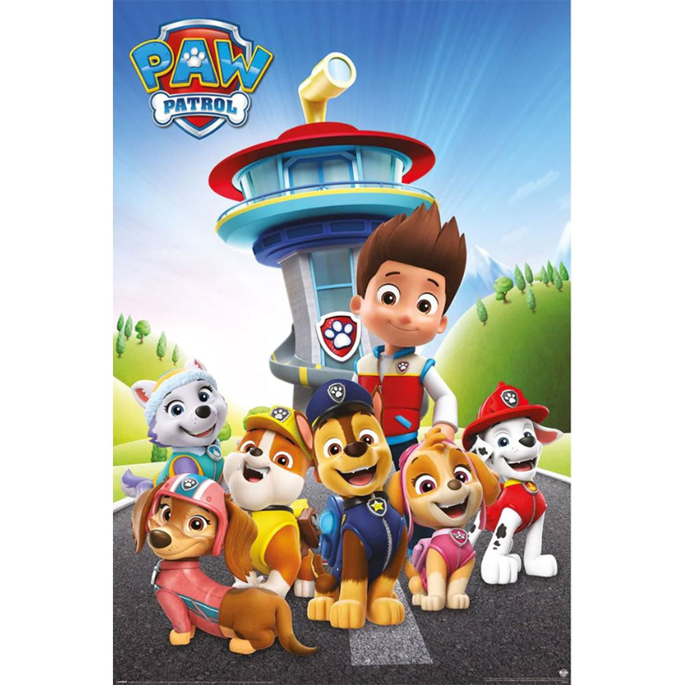 Paw Patrol Poster Ready For Action | Approx 61cm x 91cm