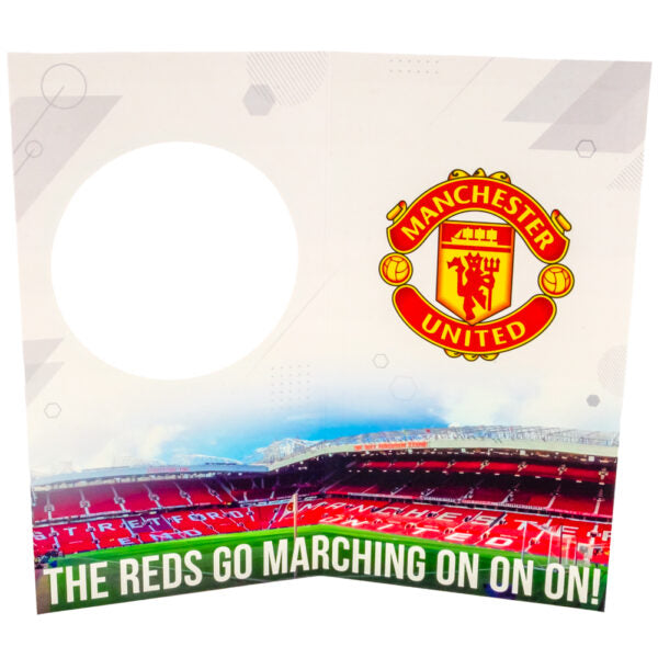 M UTD FC Glory Glory Birthday Card