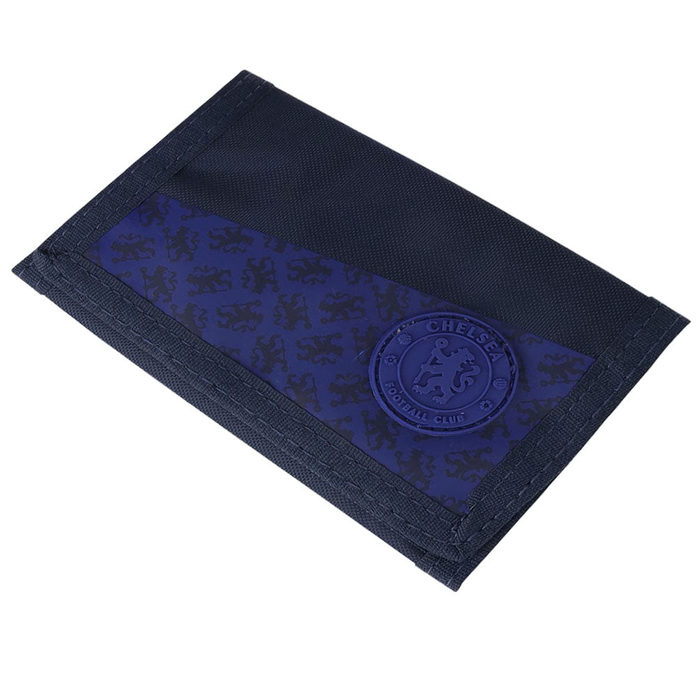Chelsea FC Tri Fold Raised Crest Wallet