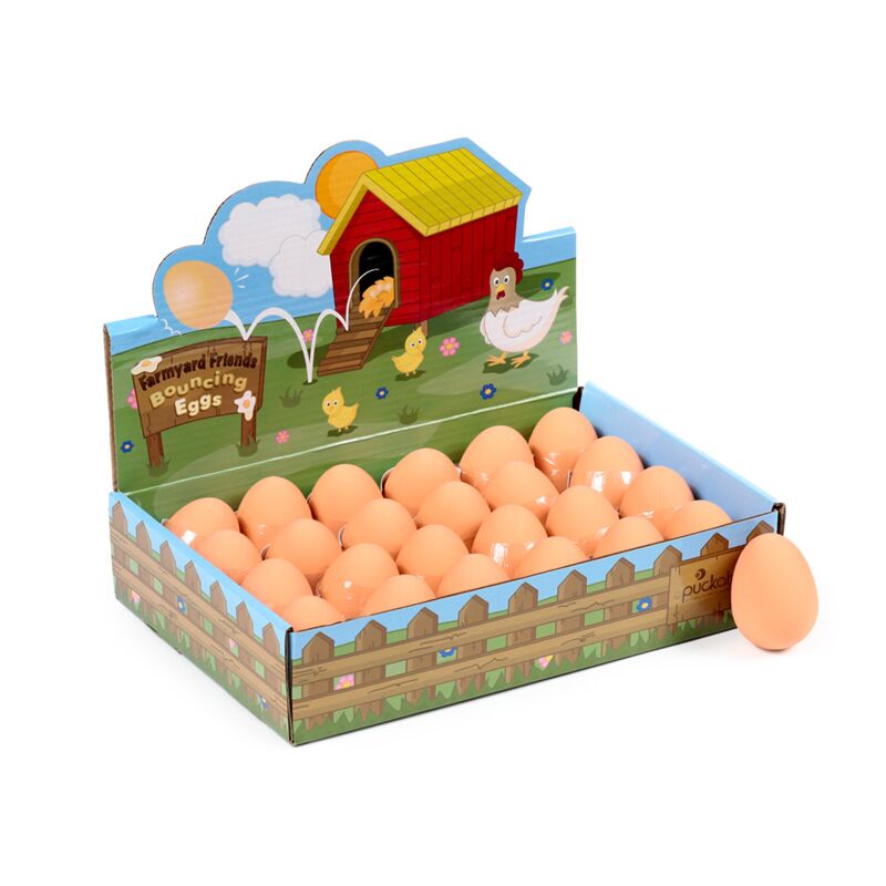 Bouncing Rubber Egg