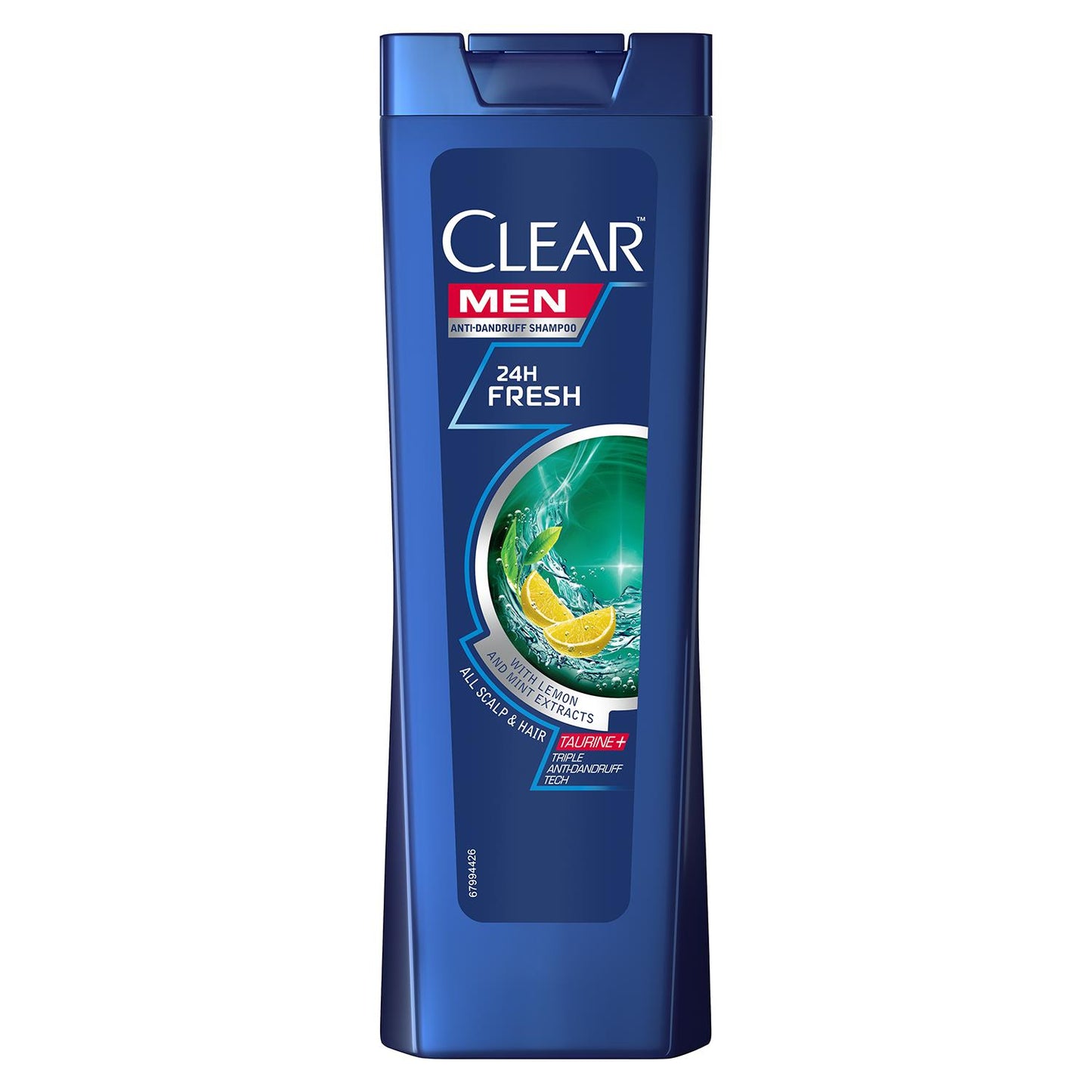 Clear Men Shampoo 24 Hour Fresh with Lemon & Mint Extracts for Men 250ml
