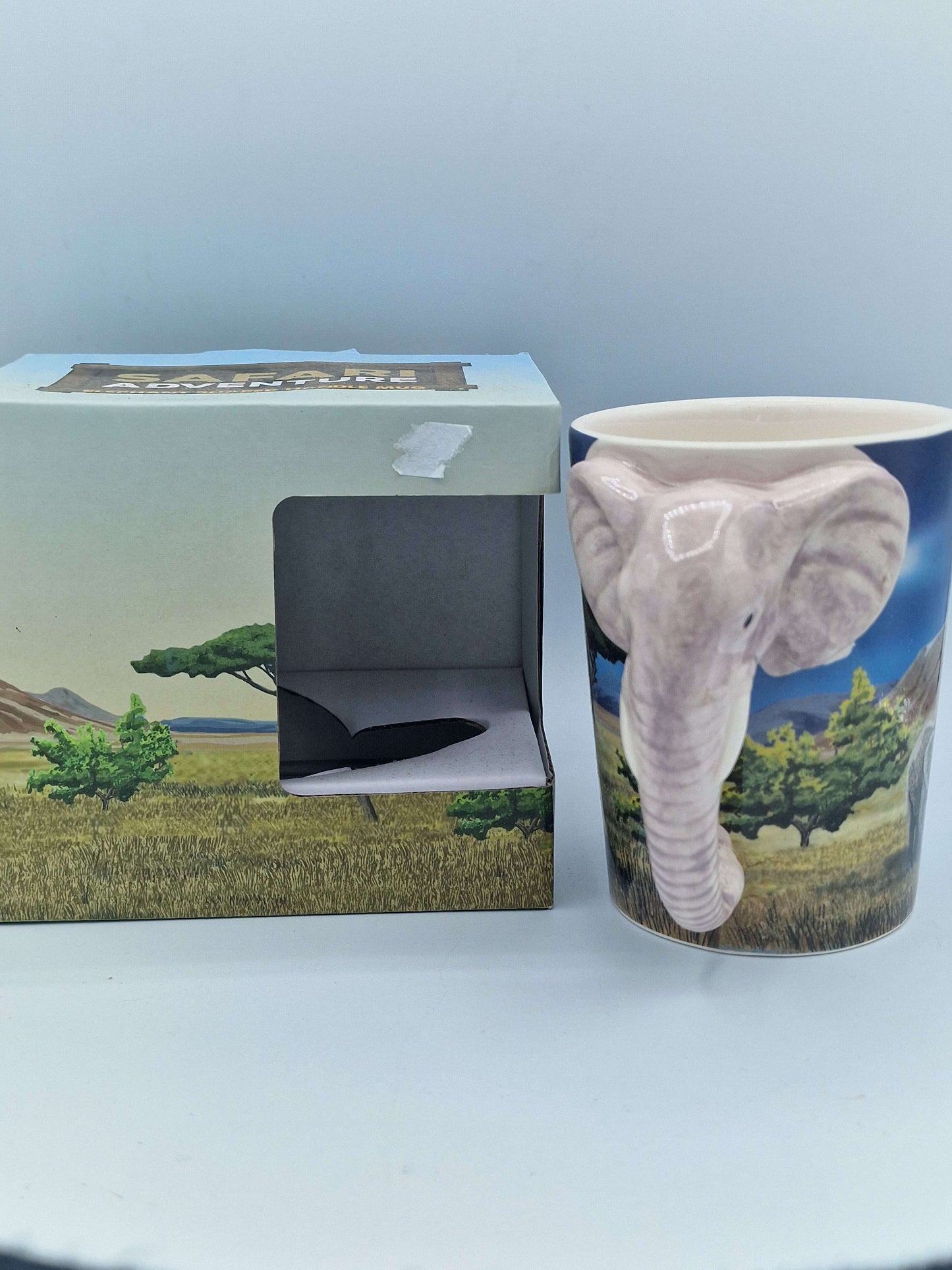 Elephant 3D Handle Shaped Mug