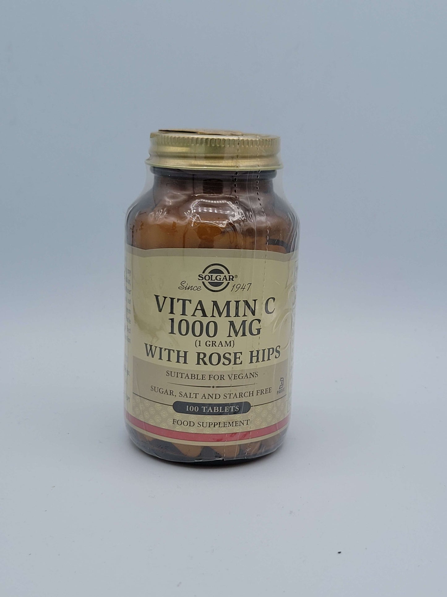Solgar Vitamin C 1000mg with Rose Hips 100 Tablets