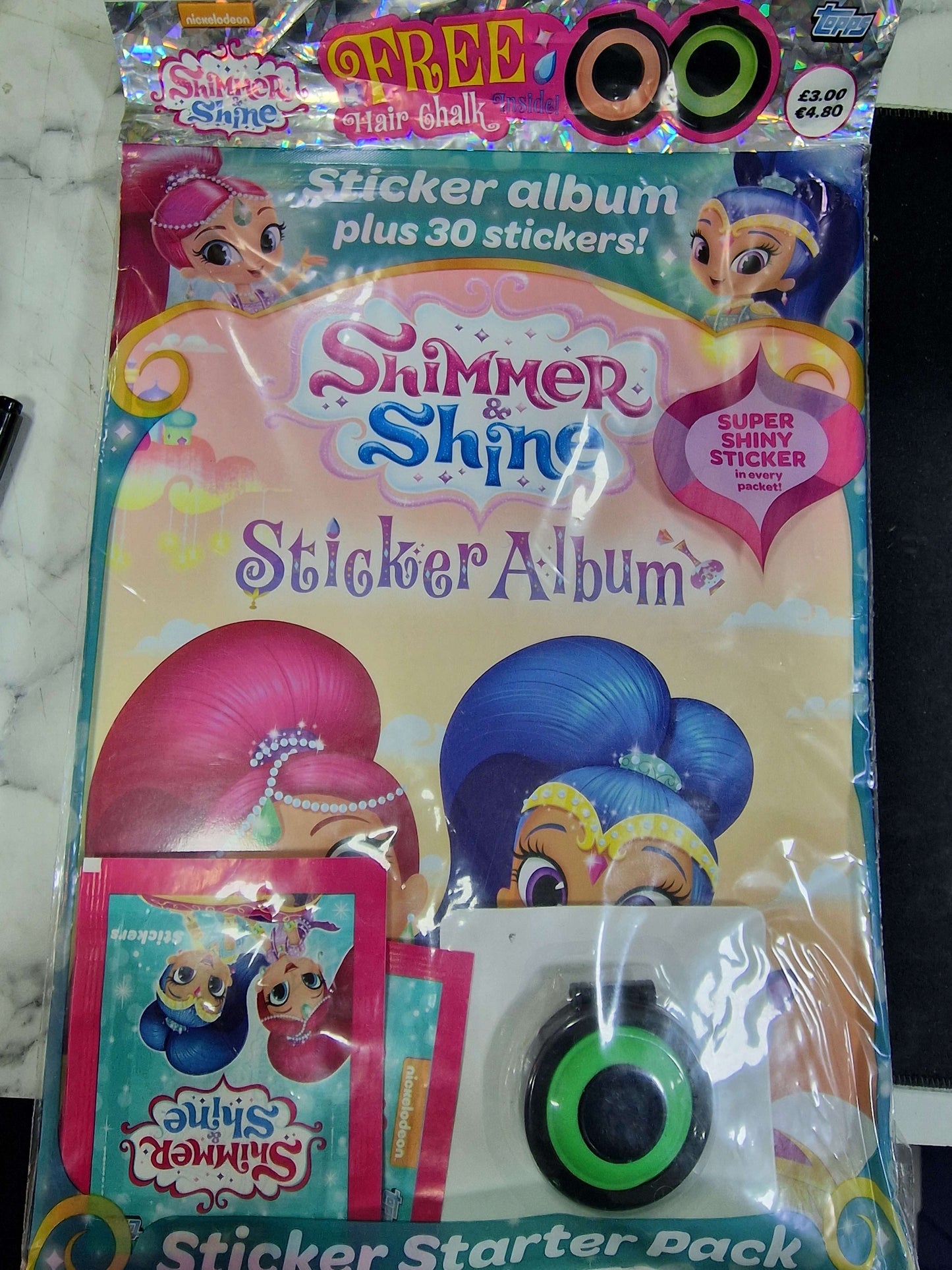 TOPPS Kids Nickelodeon Shimmer & Shine Sticker Album