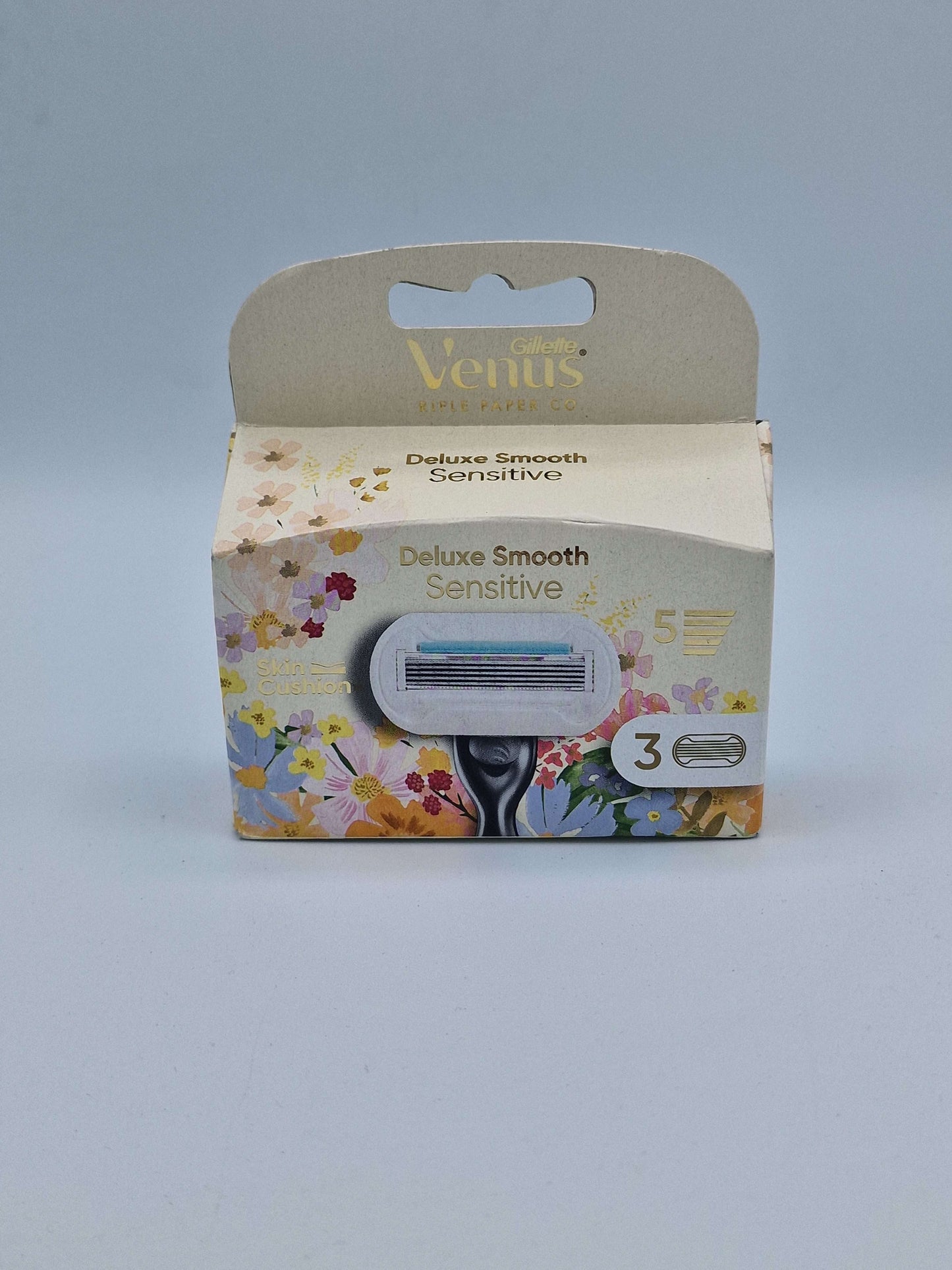 Venus Deluxe Smooth Sensitive Razor Blades - Rifle Paper Co. Edition, 3 Pcs