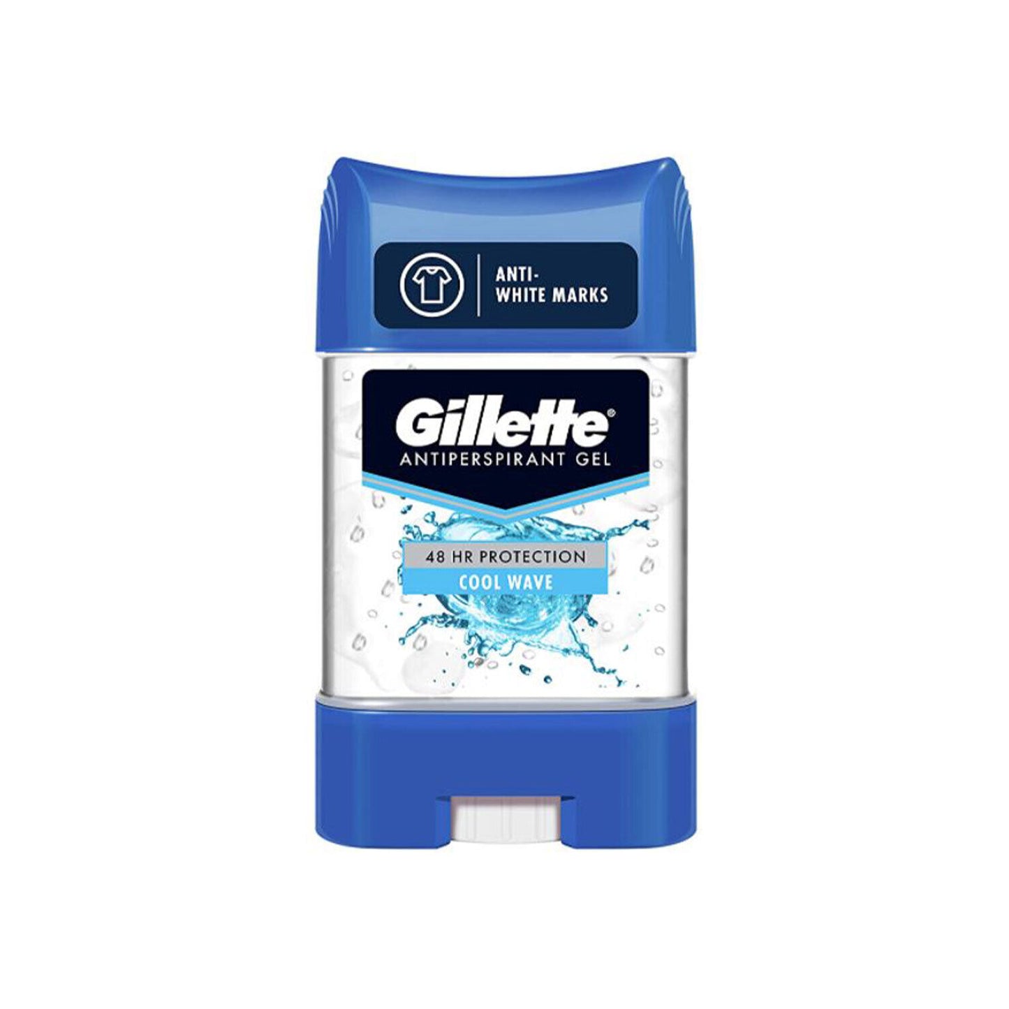 Gillette Cool Wave Antiperspirant Gel 70ml Clear Gel 3x Protection