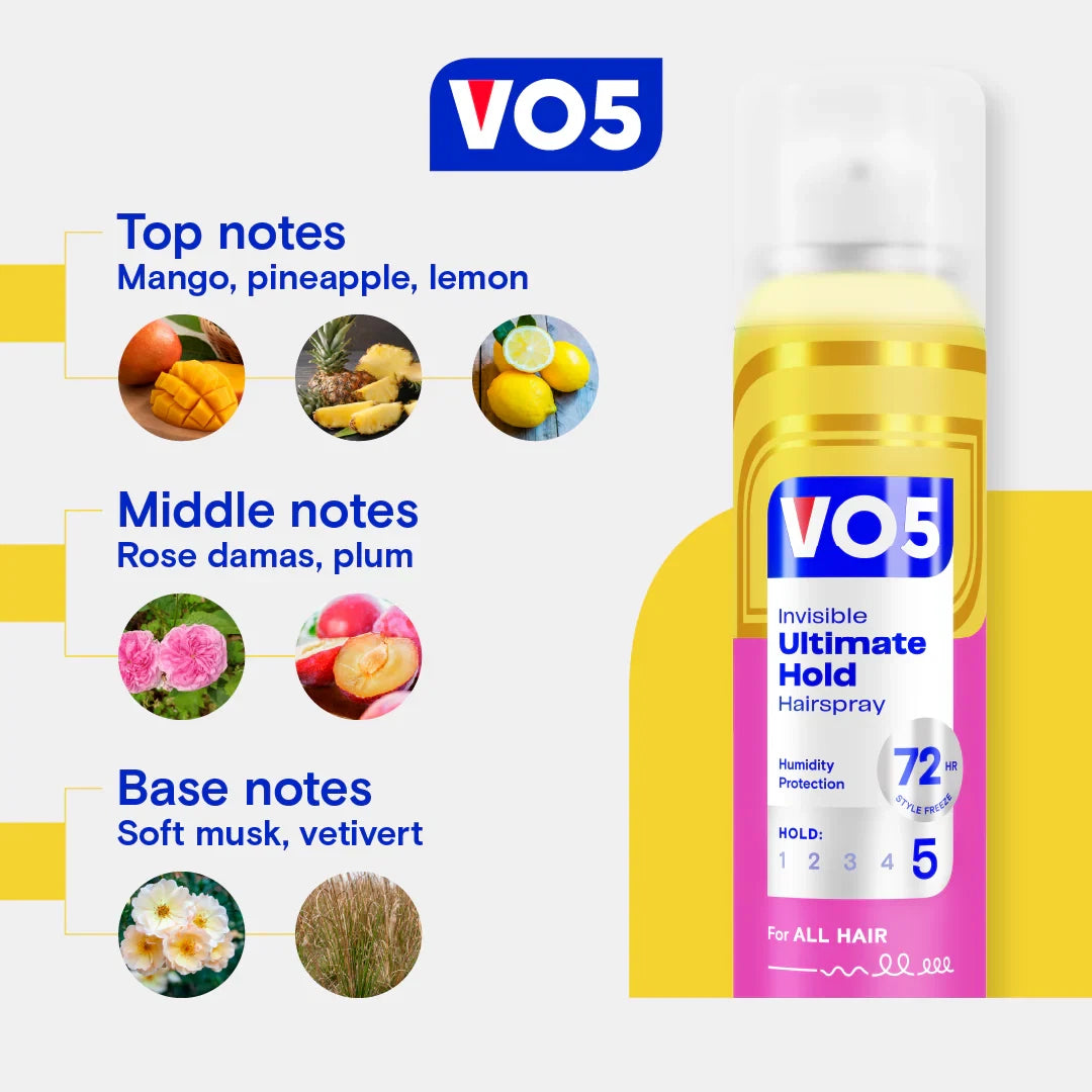 VO5 Invisible Ultimate Hold Hair Spray, 400ml
