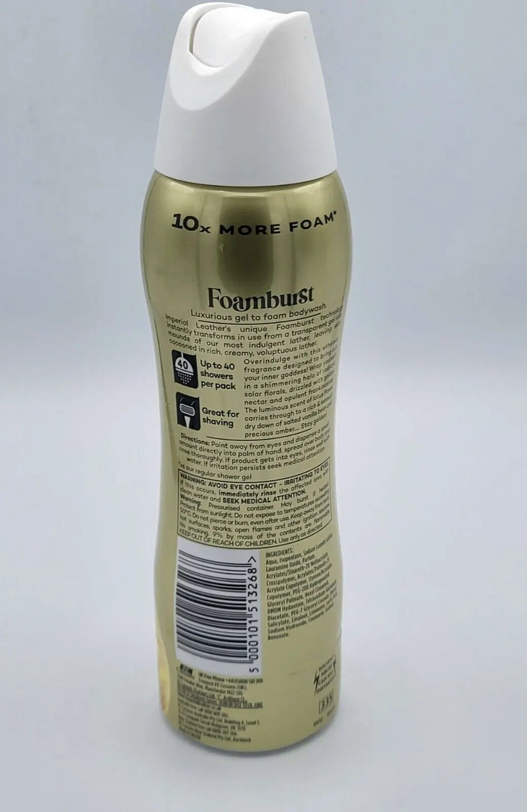 Imperial Leather Gold Goddess Foamburst Gel To Foam Body Wash Radiant 200ml