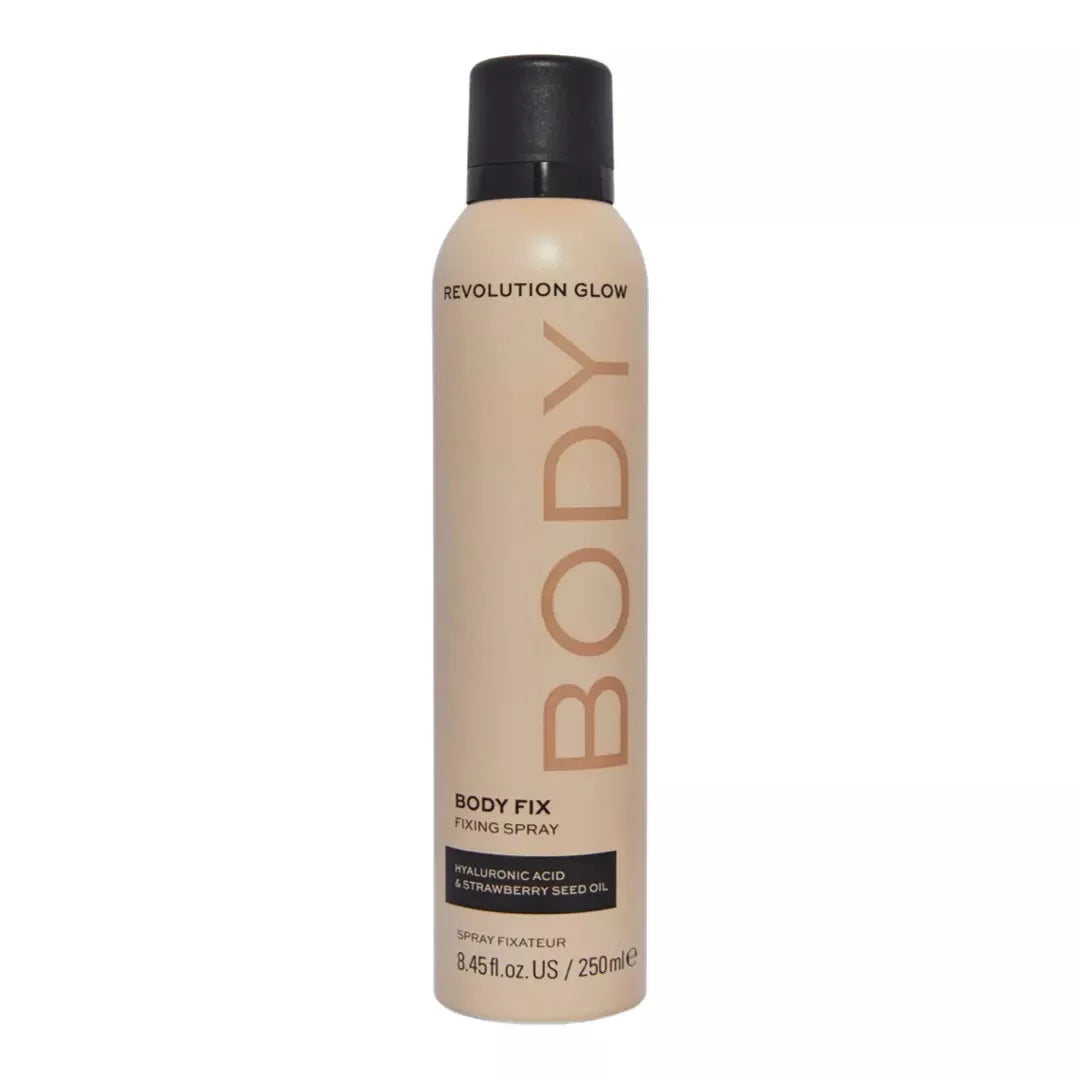 Revolution Glow Body Fix Fixing Spray Hyaluronic Acid & Strawberry 250ml
