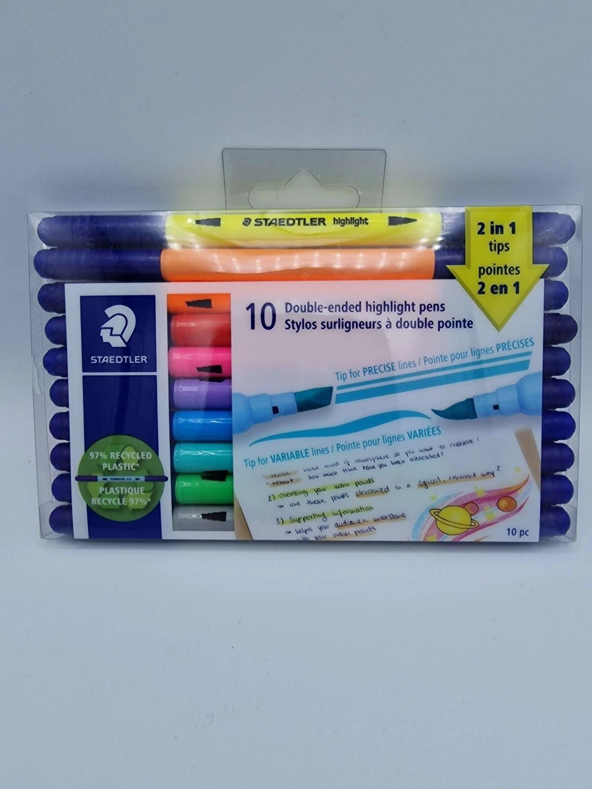 Staedtler Double-Ended Highlighter Pens