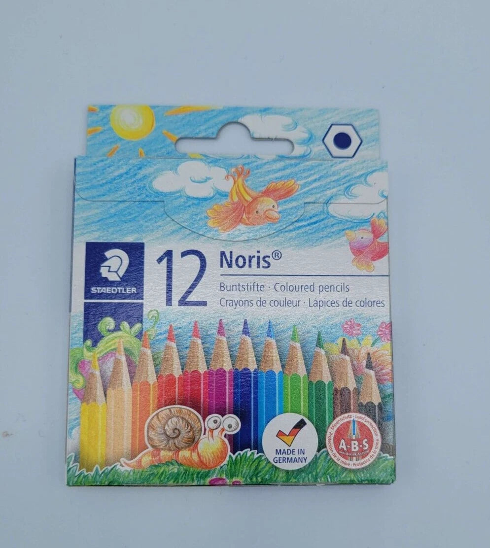 STAEDTLER Noris Half Length Coloured Pencil 12PK