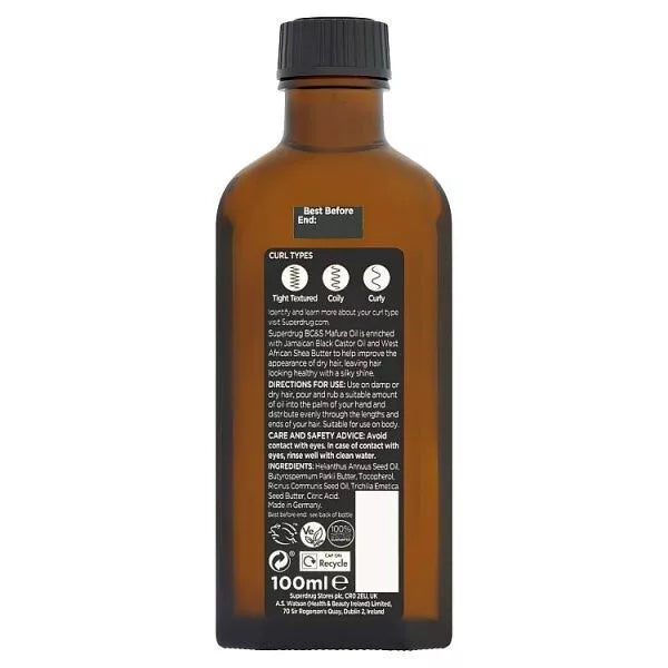 BC&S South African Mafura Oil & Jamaican Black Castor Oil & West African