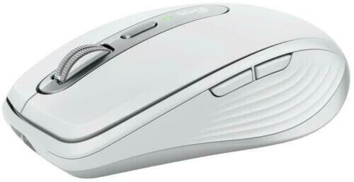 Logitech MX Anywhere 3 Wireless Compact Mouse Ultra Fast Scrolling Pale Grey