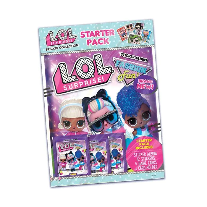 LOL Surprise! Fashion Fun Sticker Collection Starter Pack
