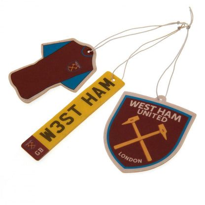West Ham United FC 3 Pack Air Freshener