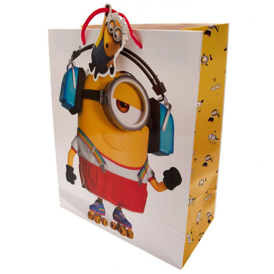 Minions Medium Gift Bag Birthday XMAS