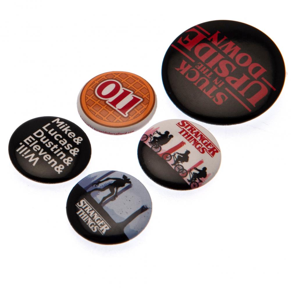 Stranger Things Button Badge Set – HannWorld