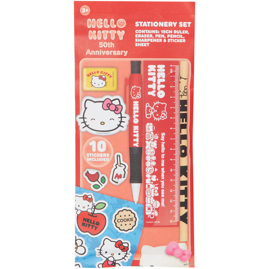 Hello Kitty Stationery Set 6 Piece Set
