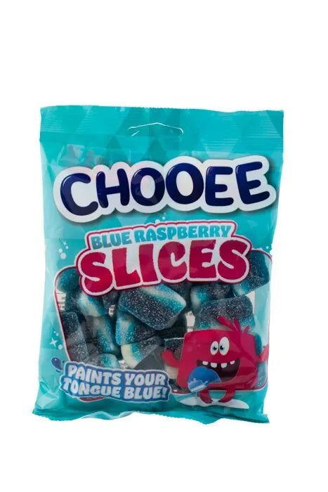 Chooee Blue Raspberry Slices, 165g