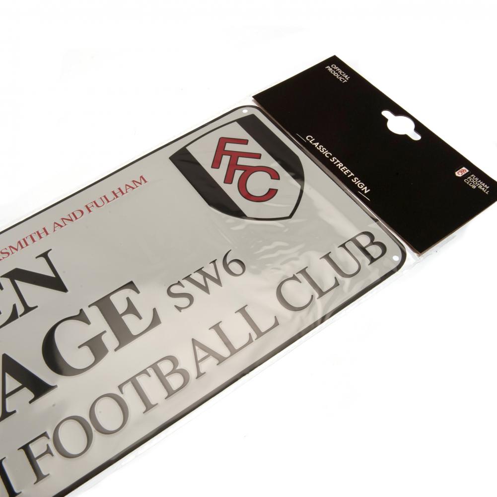 Fulham FC Street Sign WHT