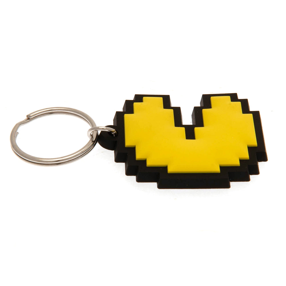 Pac-Man Pixel PVC Keyring
