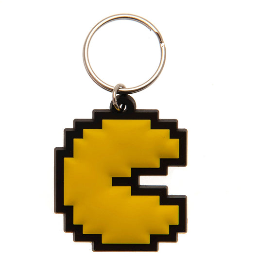 Pac-Man Pixel PVC Keyring