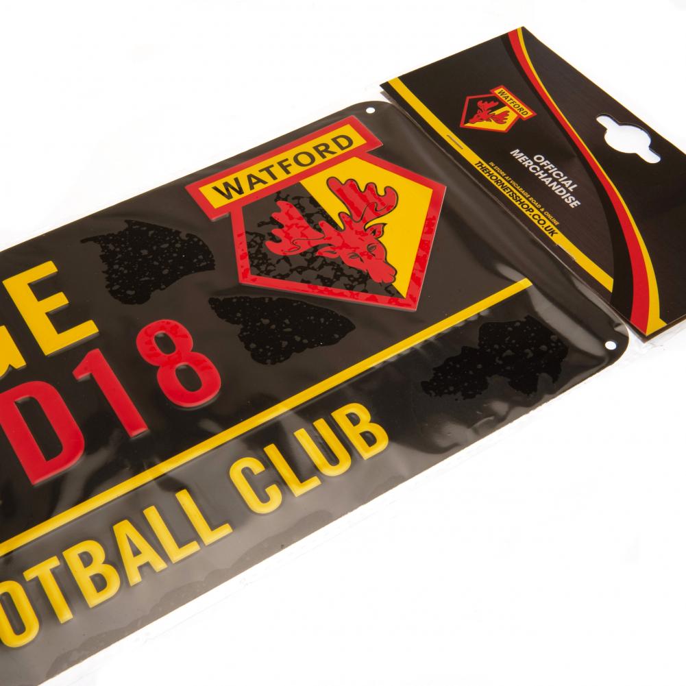Watford FC Street Sign Black