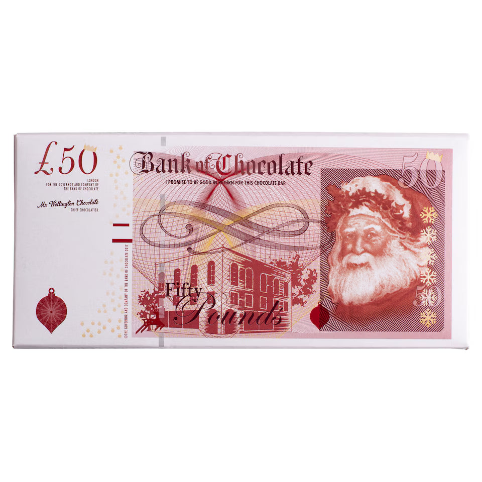Fifty Pound Bank of England Chocolate Bar