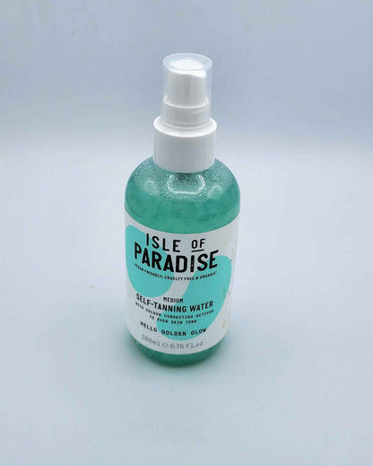 Isle of Paradise Self Tan Water Medium (200 ml) Hydrating Self Tanning Water Natural Ingredients & Vegan