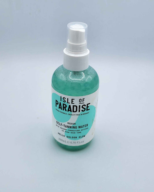 Isle of Paradise Self Tan Water Medium (200 ml) Hydrating Self Tanning Water Natural Ingredients & Vegan